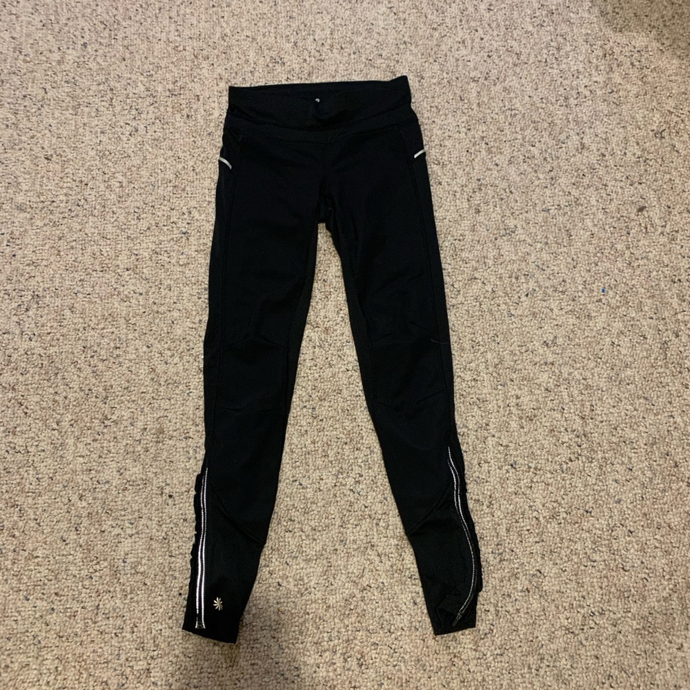 athleta black leggings sz XXS
